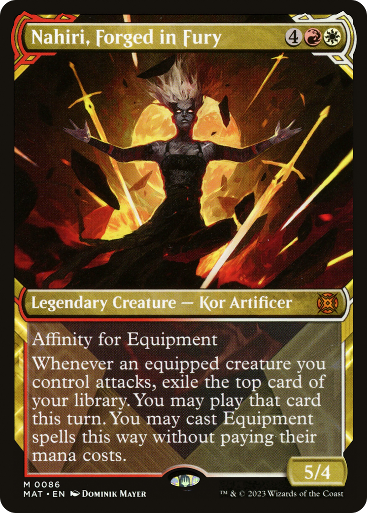 Nahiri, Forged in Fury (Showcase) [March of the Machine: The Aftermath] | Card Merchant Takapuna