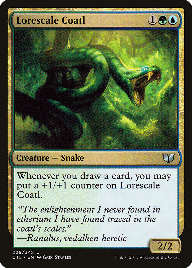 Lorescale Coatl [Commander 2015] | Card Merchant Takapuna