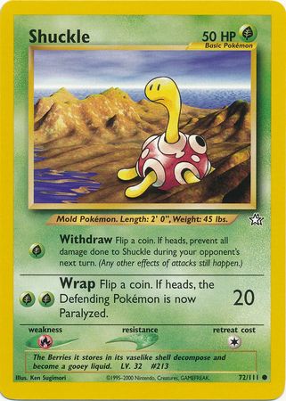 Shuckle (72/111) [Neo Genesis Unlimited] | Card Merchant Takapuna