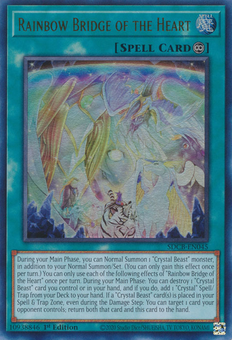 Rainbow Bridge of the Heart [SDCB-EN045] Ultra Rare | Card Merchant Takapuna