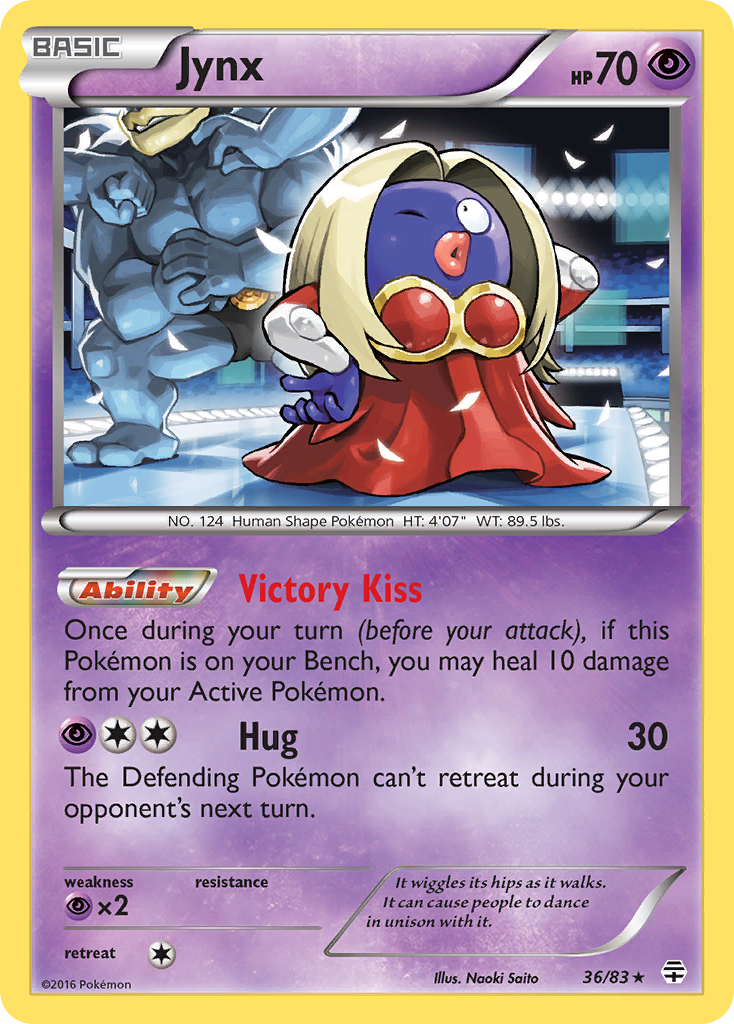 Jynx (36/83) [XY: Generations] | Card Merchant Takapuna