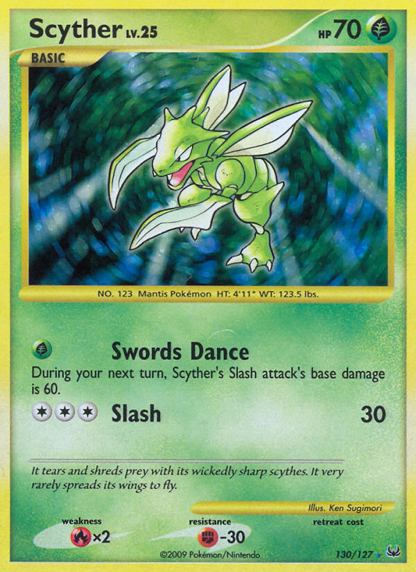 Scyther (130/127) [Platinum: Base Set] | Card Merchant Takapuna