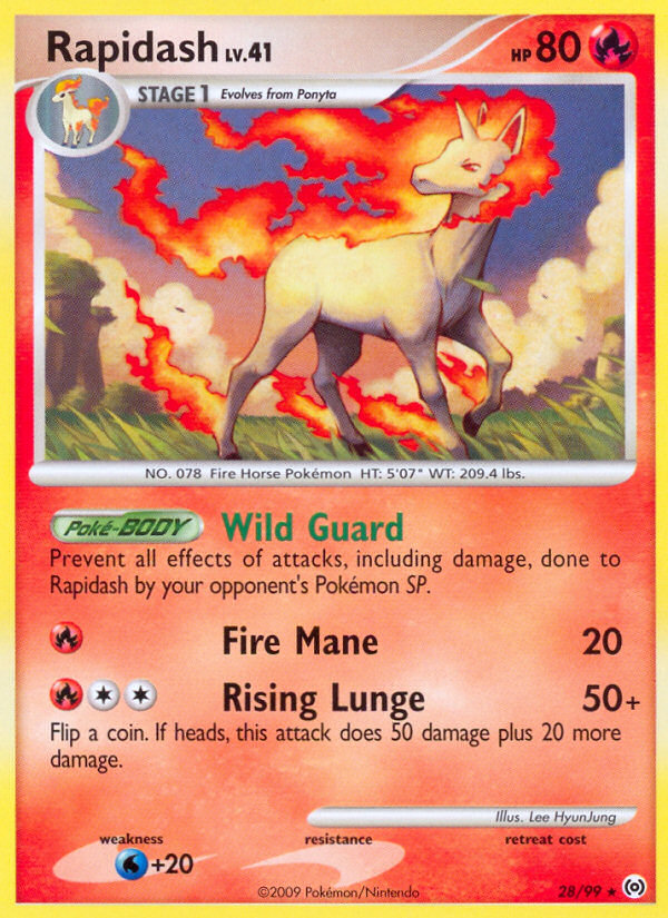 Rapidash (28/99) [Platinum: Arceus] | Card Merchant Takapuna