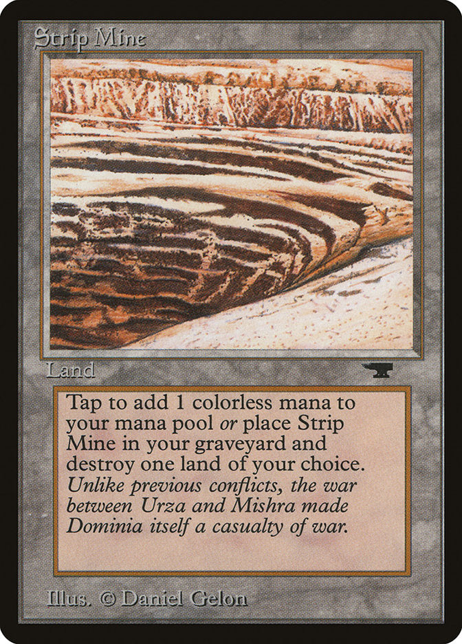 Strip Mine (No Sky, No Tower) [Antiquities] | Card Merchant Takapuna