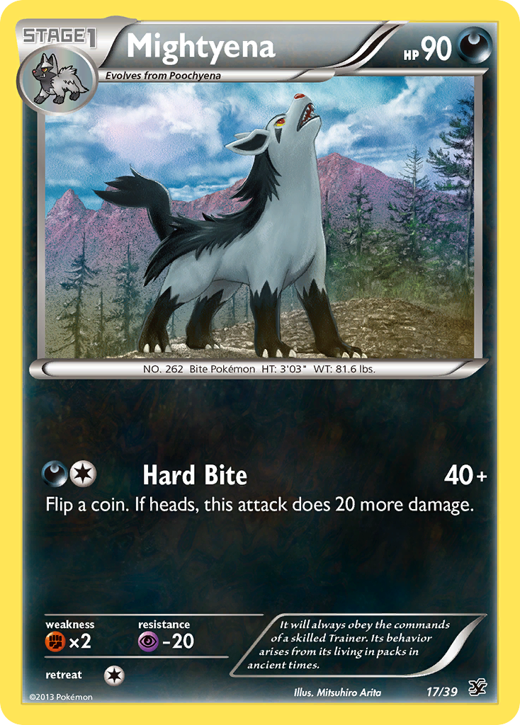 Mightyena (17/39) [XY: Kalos Starter Set] | Card Merchant Takapuna