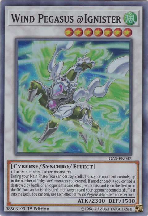 Wind Pegasus @Ignister [IGAS-EN042] Super Rare | Card Merchant Takapuna