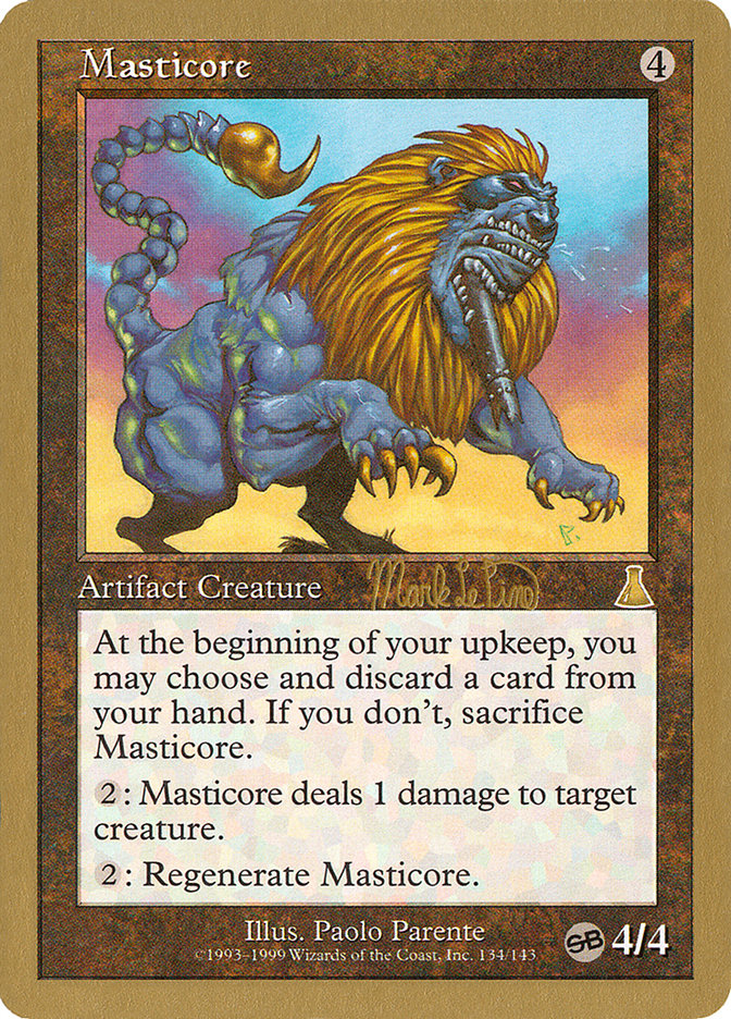 Masticore (Mark Le Pine) (SB) [World Championship Decks 1999] | Card Merchant Takapuna