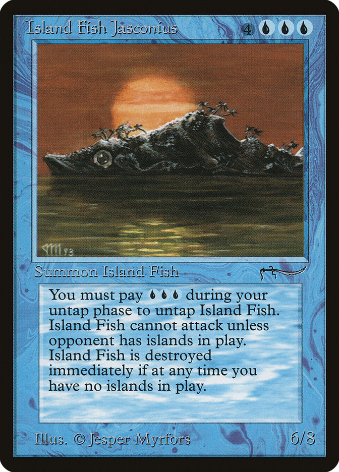 Island Fish Jasconius [Arabian Nights] | Card Merchant Takapuna