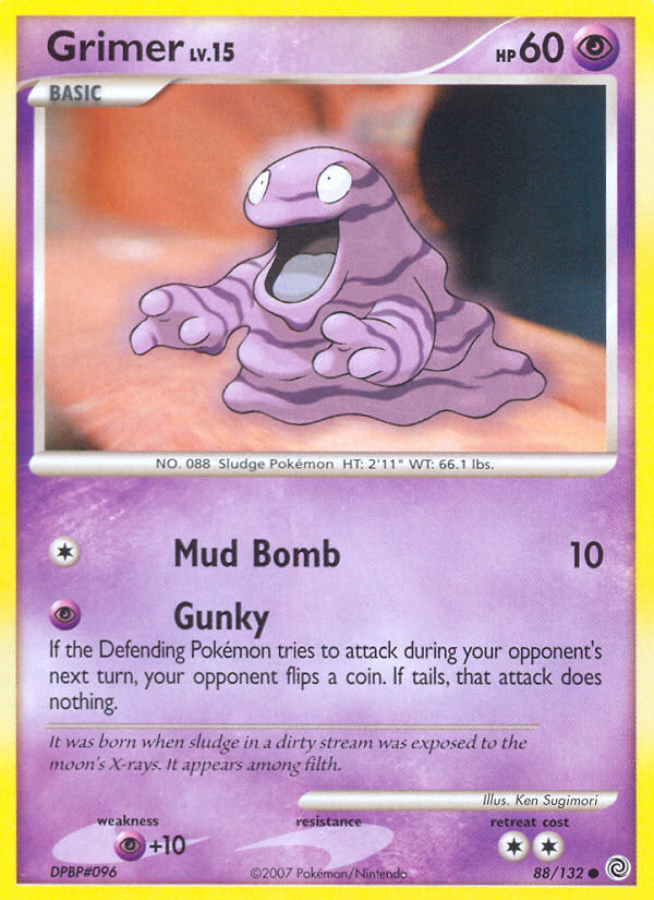 Grimer (88/132) [Diamond & Pearl: Secret Wonders] | Card Merchant Takapuna