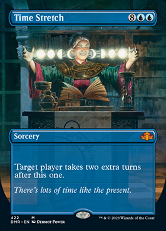 Time Stretch (Borderless Alternate Art) [Dominaria Remastered] | Card Merchant Takapuna