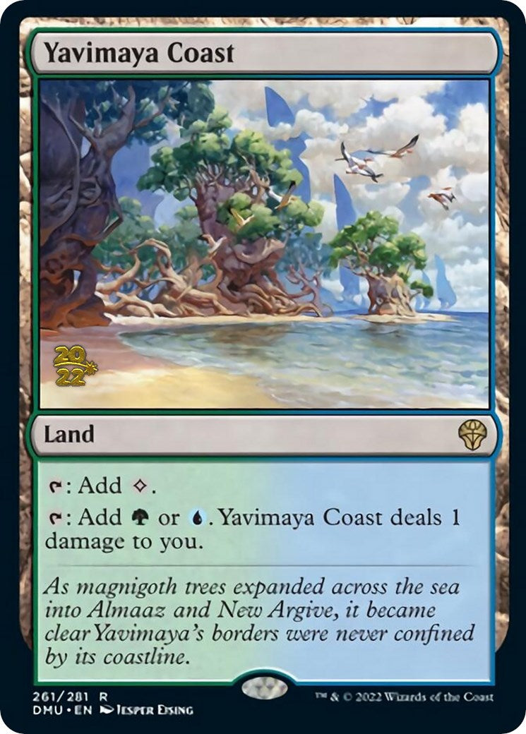 Yavimaya Coast [Dominaria United Prerelease Promos] | Card Merchant Takapuna