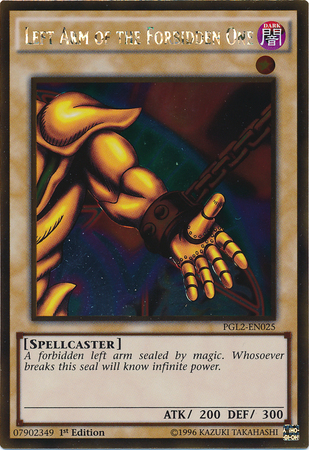 Left Arm of the Forbidden One [PGL2-EN025] Gold Rare | Card Merchant Takapuna