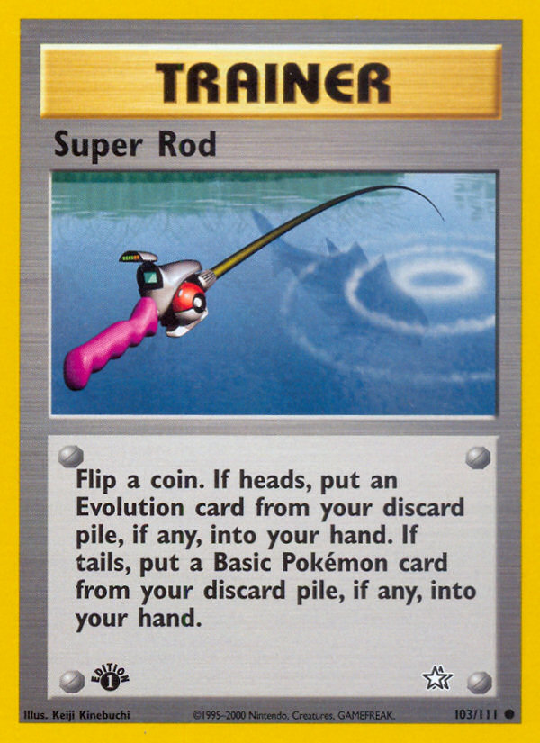 Super Rod (103/111) [Neo Genesis 1st Edition] | Card Merchant Takapuna