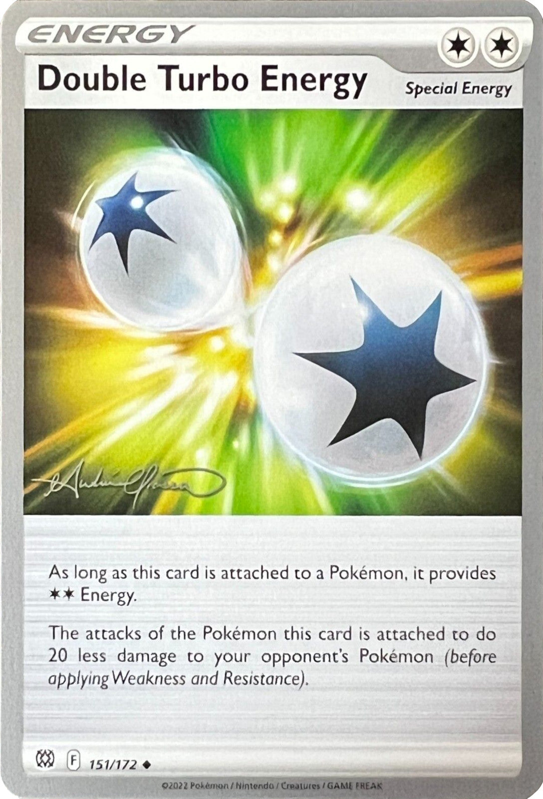 Double Turbo Energy (151/172) (The Shape of Mew - Andre Chiasson) [World Championships 2022] | Card Merchant Takapuna