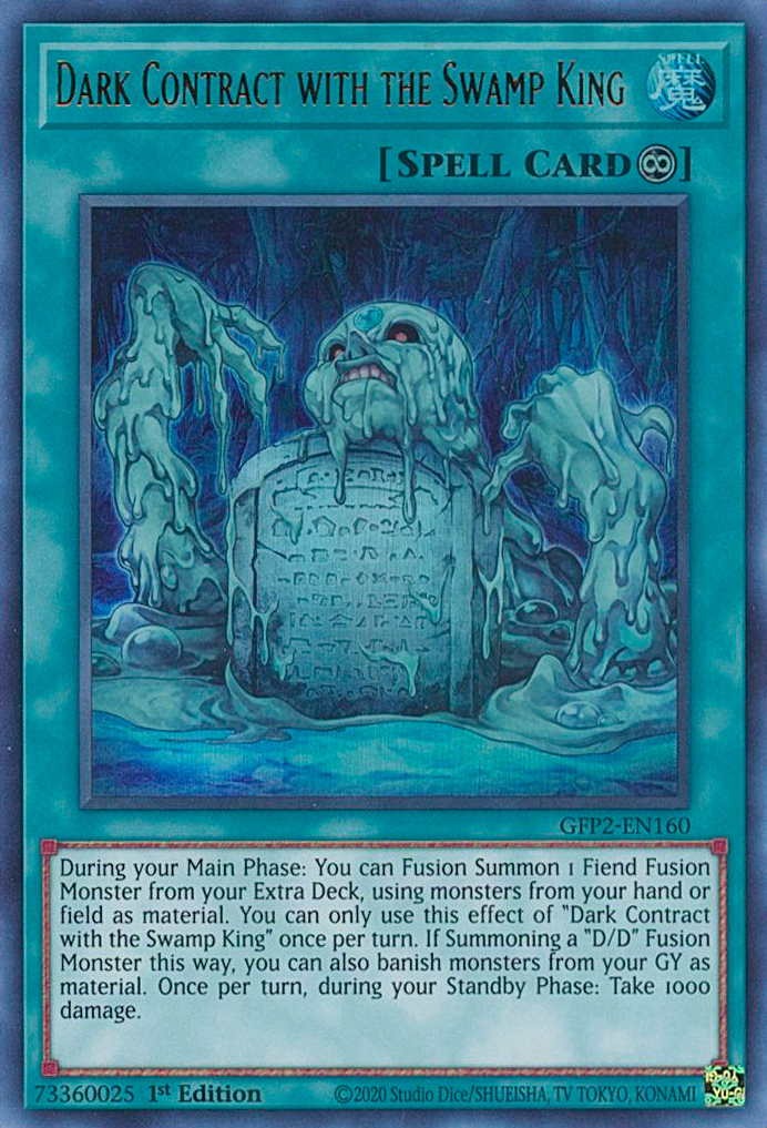 Dark Contract with the Swamp King [GFP2-EN160] Ultra Rare | Card Merchant Takapuna