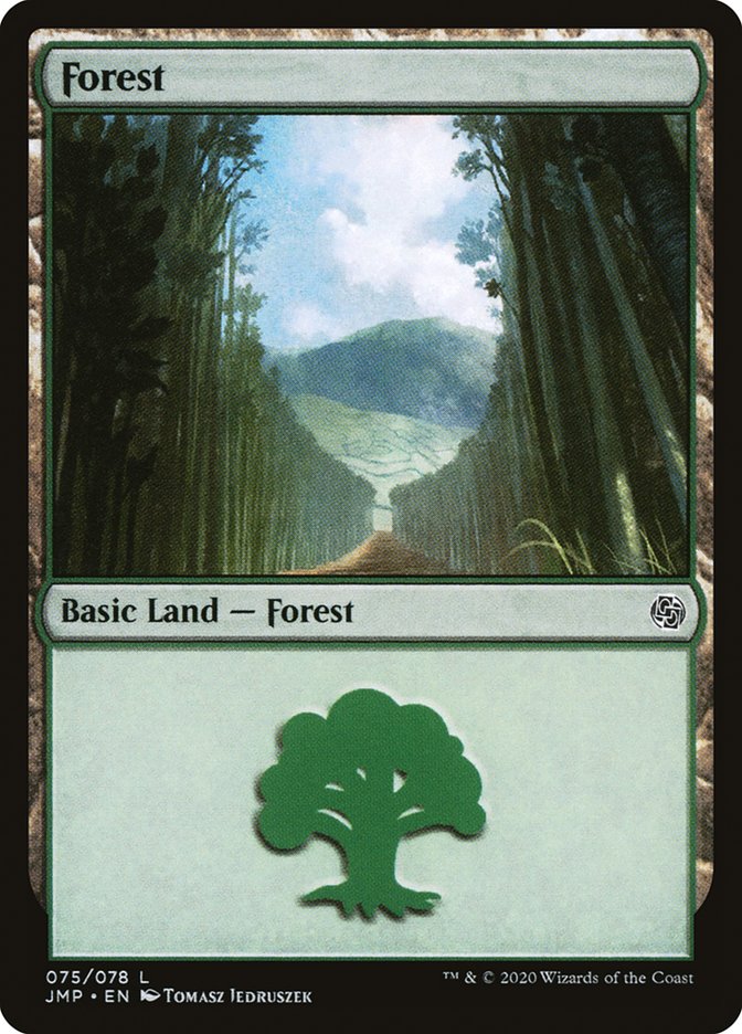 Forest (75) [Jumpstart] | Card Merchant Takapuna