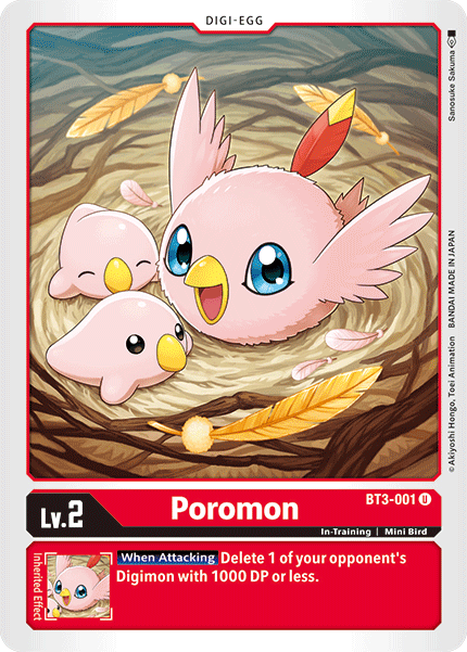 Poromon [BT3-001] [Release Special Booster Ver.1.5] | Card Merchant Takapuna