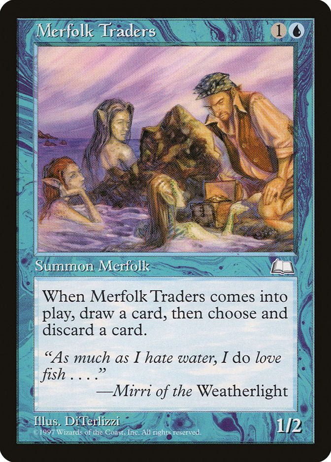 Merfolk Traders [Weatherlight] | Card Merchant Takapuna