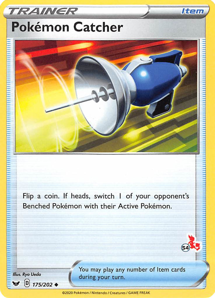 Pokemon Catcher (175/202) (Cinderace Stamp #54) [Battle Academy 2022] | Card Merchant Takapuna