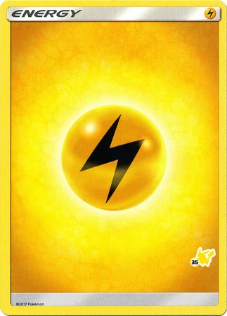 Lightning Energy (Pikachu Stamp #35) [Battle Academy 2020] | Card Merchant Takapuna
