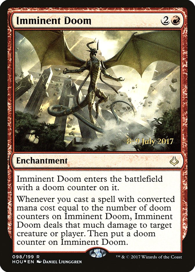 Imminent Doom [Hour of Devastation Prerelease Promos] | Card Merchant Takapuna