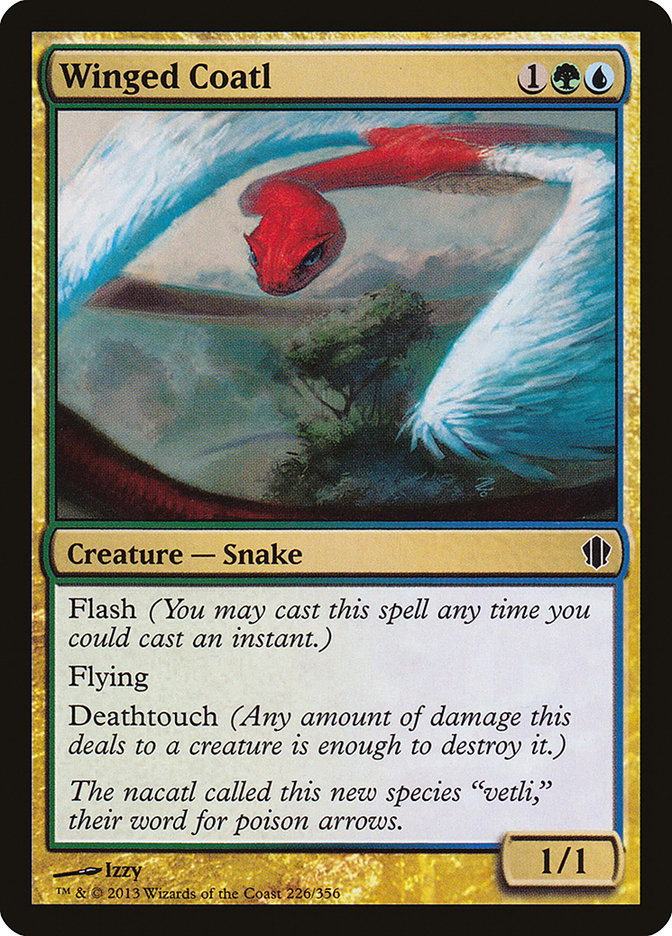 Winged Coatl [Commander 2013] | Card Merchant Takapuna