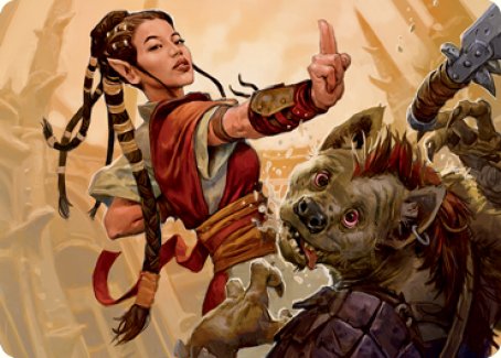 Half-Elf Monk Art Card [Dungeons & Dragons: Adventures in the Forgotten Realms Art Series] | Card Merchant Takapuna