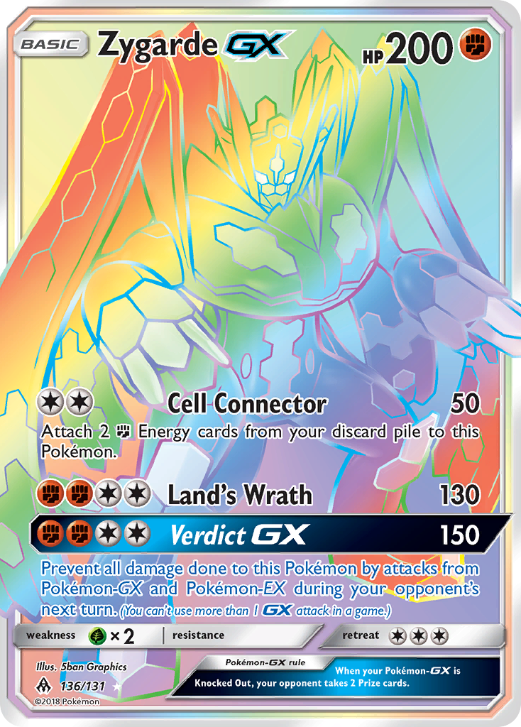 Zygarde GX (136/131) [Sun & Moon: Forbidden Light] | Card Merchant Takapuna