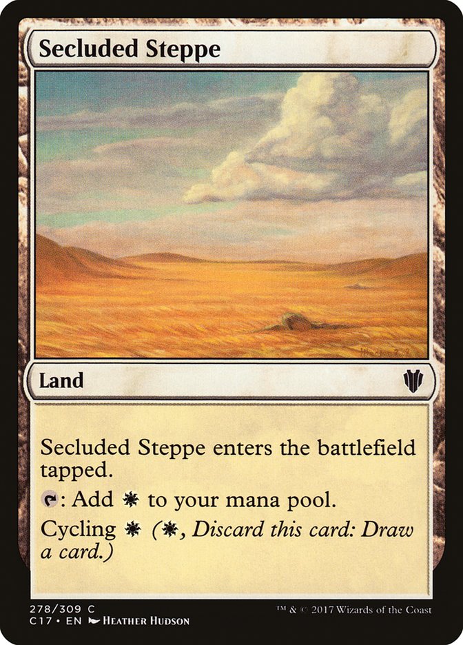 Secluded Steppe [Commander 2017] | Card Merchant Takapuna