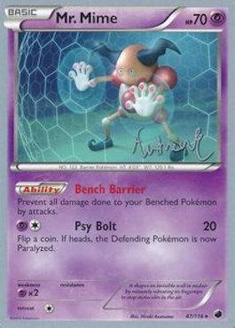 Mr. Mime (47/116) (Emerald King - Andrew Estrada) [World Championships 2014] | Card Merchant Takapuna