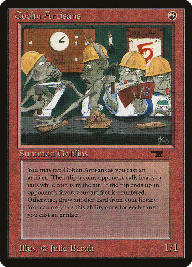 Goblin Artisans [Antiquities] | Card Merchant Takapuna