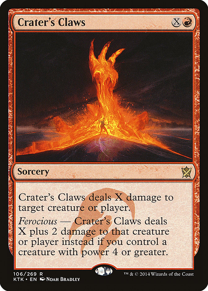 Crater's Claws [Khans of Tarkir] | Card Merchant Takapuna