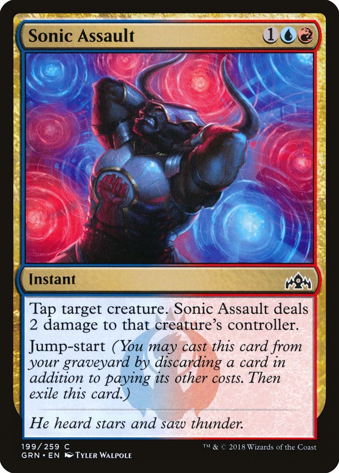 Sonic Assault [Guilds of Ravnica] | Card Merchant Takapuna