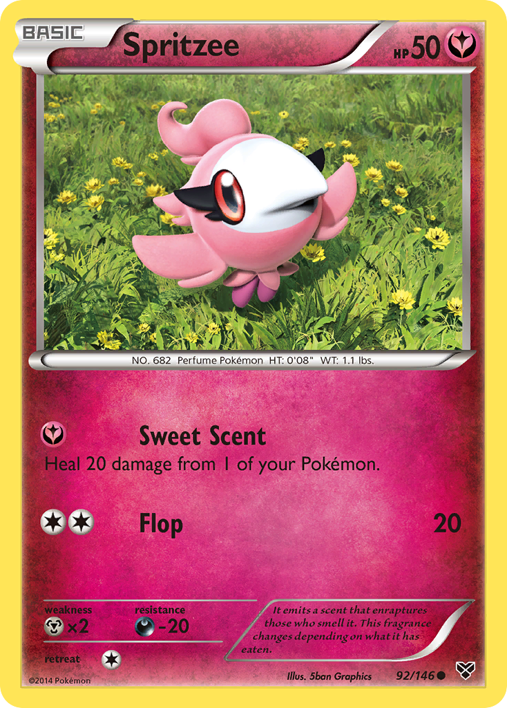 Spritzee (92/146) [XY: Base Set] | Card Merchant Takapuna