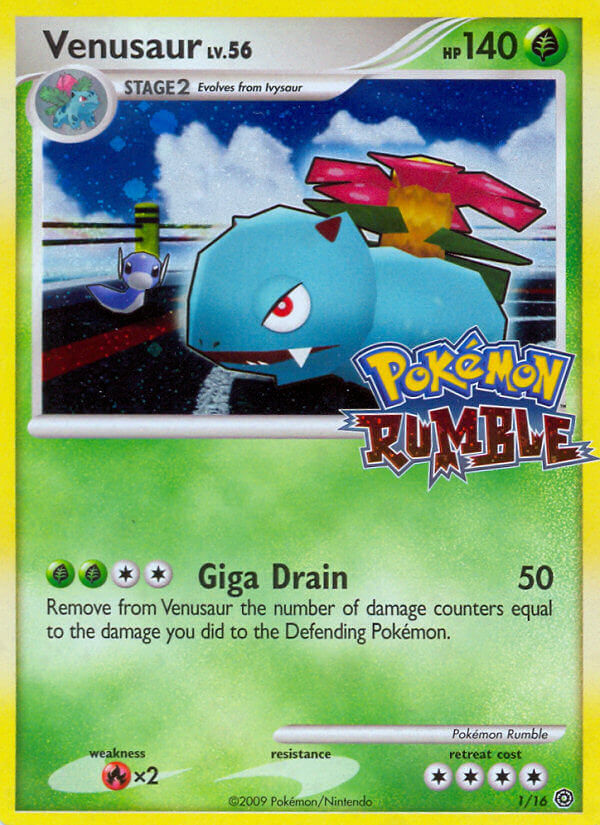 Venusaur (1/16) [Pokémon Rumble] | Card Merchant Takapuna