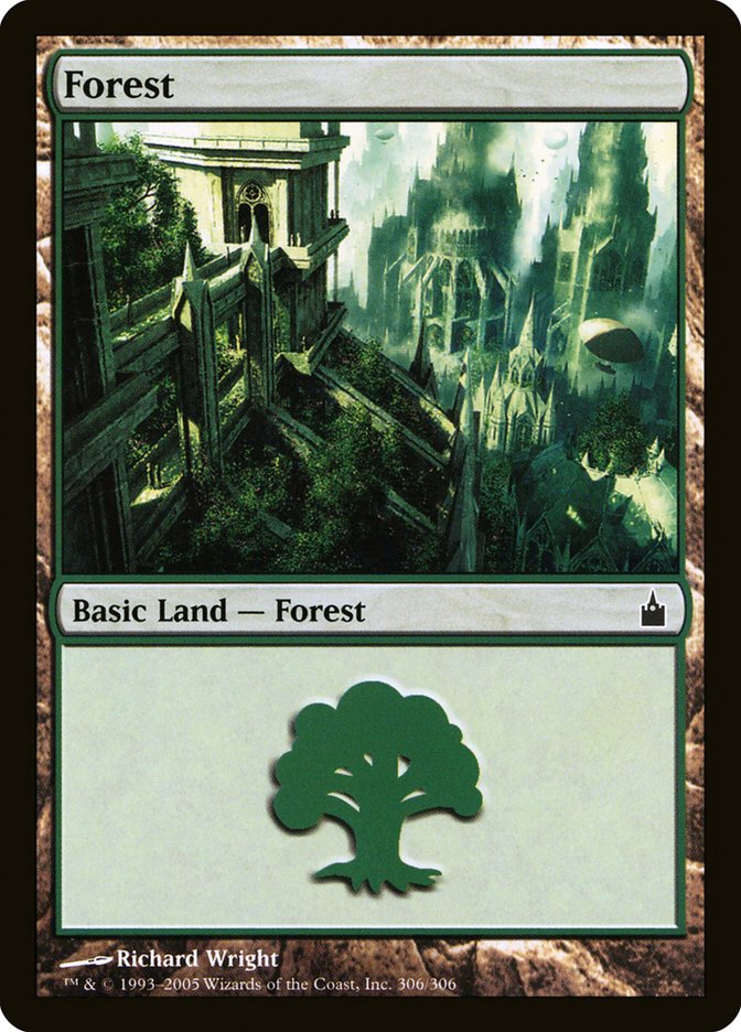 Forest (306) [Ravnica: City of Guilds] | Card Merchant Takapuna