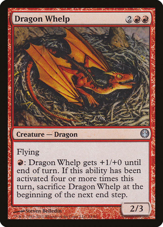 Dragon Whelp [Duel Decks: Knights vs. Dragons] | Card Merchant Takapuna