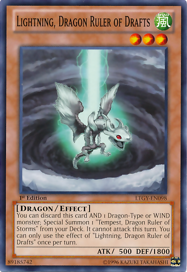 Lightning, Dragon Ruler of Drafts [LTGY-EN098] Common | Card Merchant Takapuna