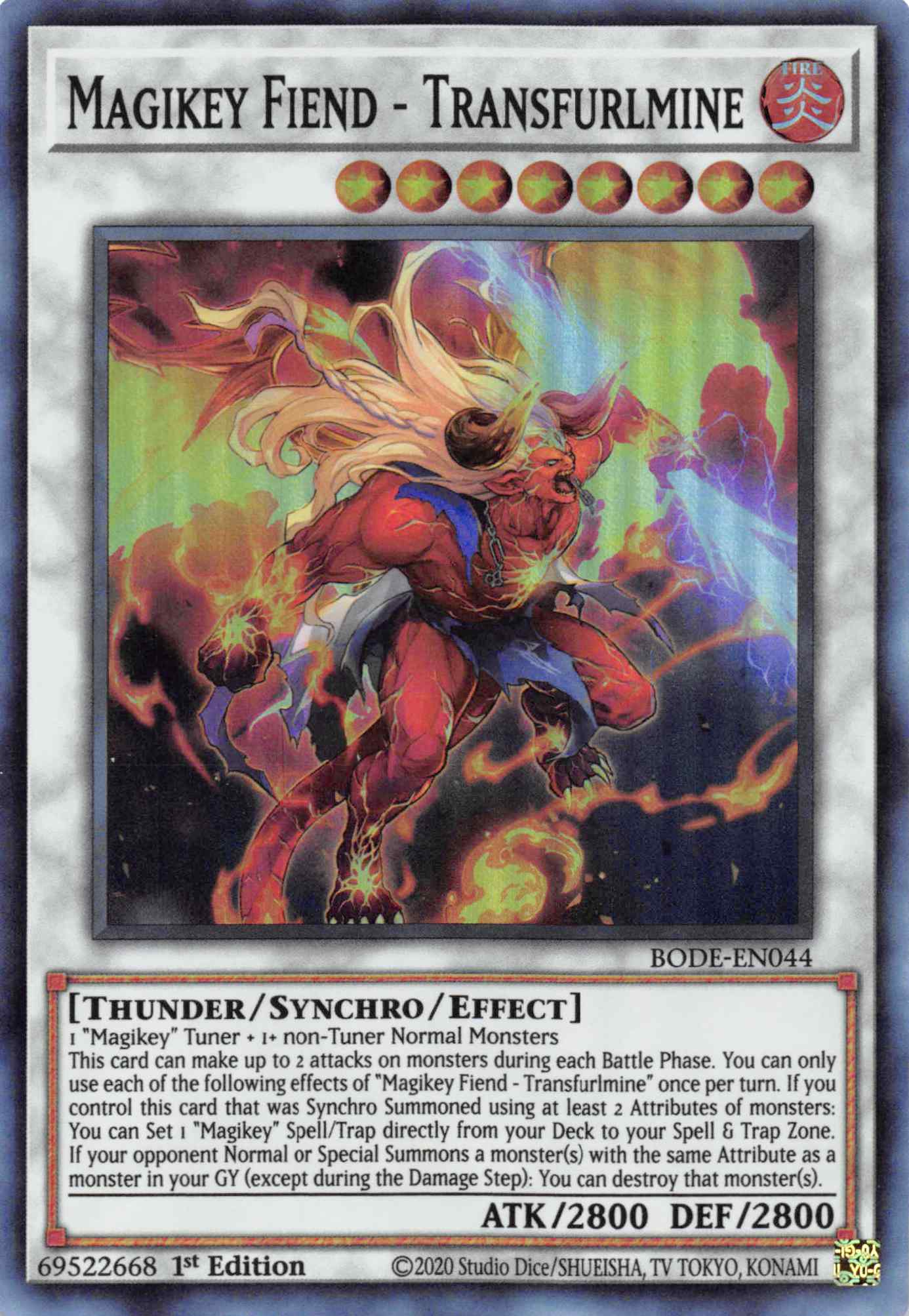 Magikey Fiend - Transfurlmine [BODE-EN044] Super Rare | Card Merchant Takapuna