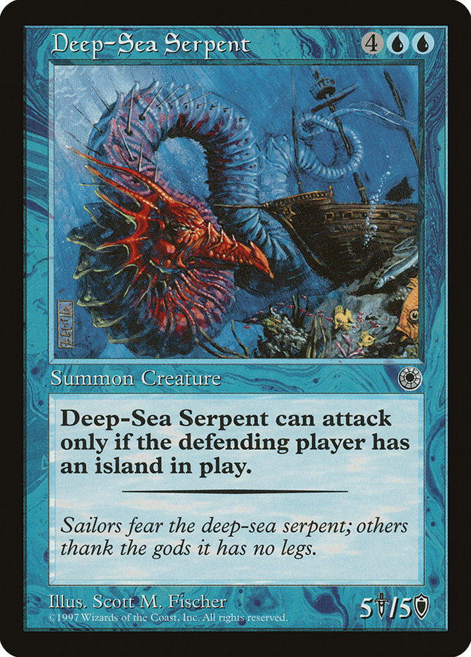 Deep-Sea Serpent [Portal] | Card Merchant Takapuna