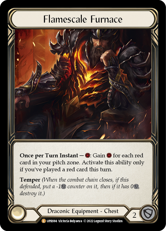 Flamescale Furnace [UPR084] (Uprising)  Cold Foil | Card Merchant Takapuna