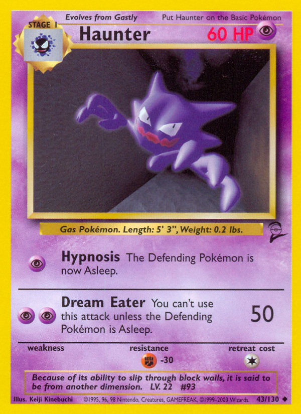 Haunter (43/130) [Base Set 2] | Card Merchant Takapuna