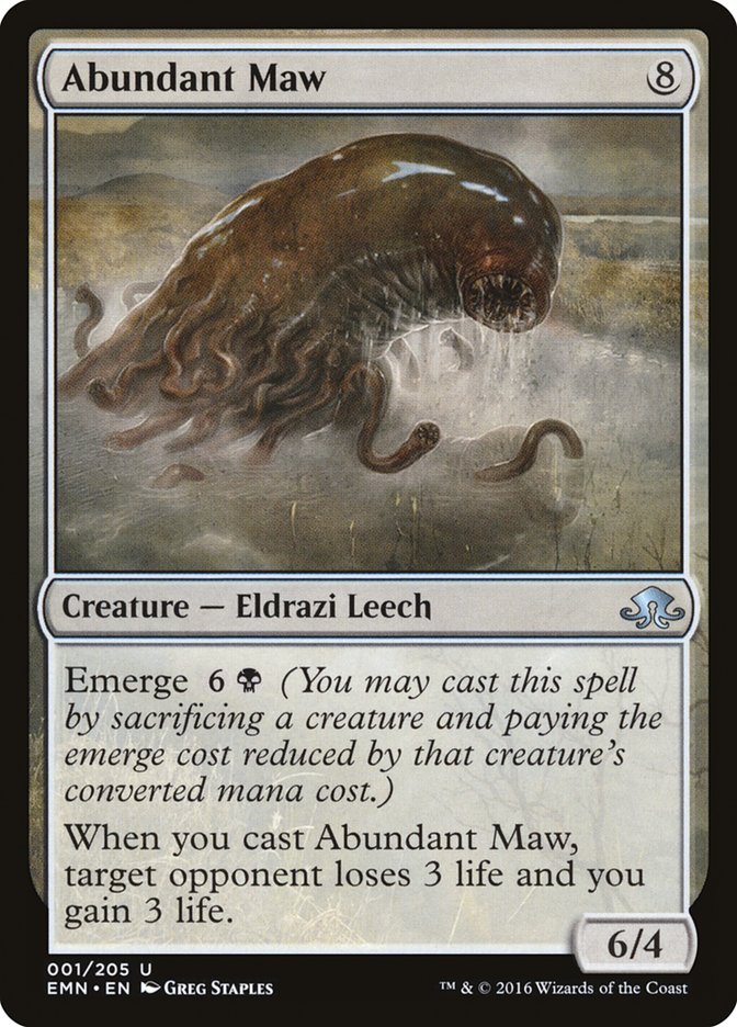 Abundant Maw [Eldritch Moon] | Card Merchant Takapuna