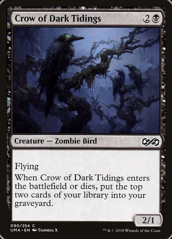 Crow of Dark Tidings [Ultimate Masters] | Card Merchant Takapuna