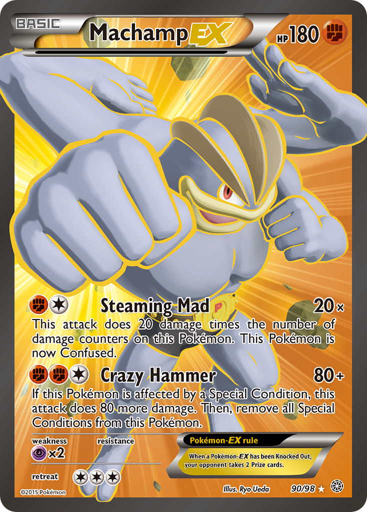 Machamp EX (90/98) [XY: Ancient Origins] | Card Merchant Takapuna