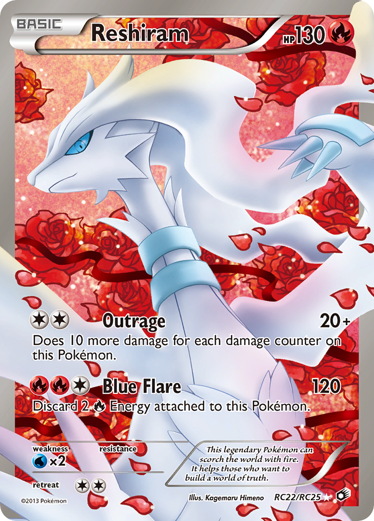 Reshiram (RC22/RC25) [Black & White: Legendary Treasures] | Card Merchant Takapuna