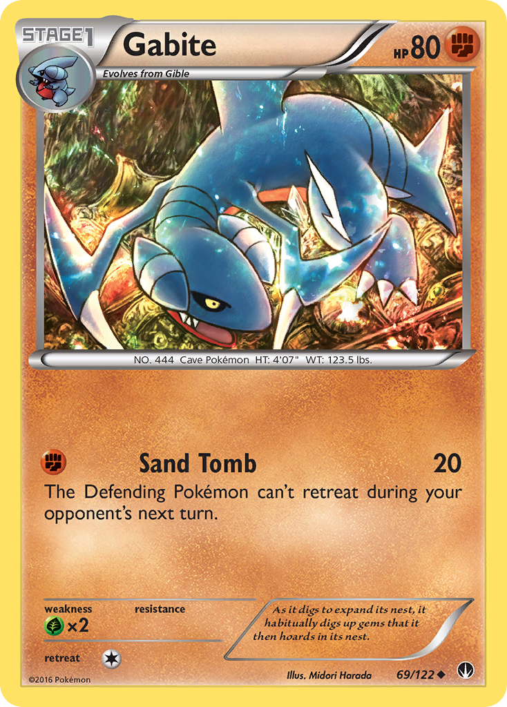 Gabite (69/122) [XY: BREAKpoint] | Card Merchant Takapuna