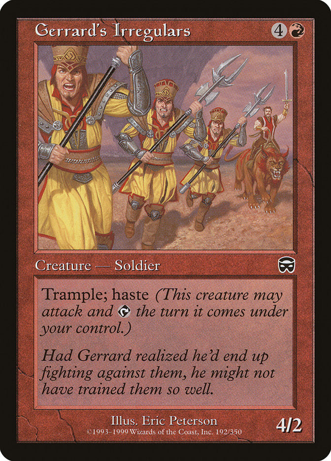 Gerrard's Irregulars [Mercadian Masques] | Card Merchant Takapuna