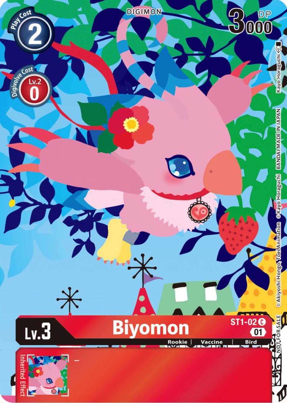 Biyomon [ST1-02] (Tamer's Card Set 2 Floral Fun) [Starter Deck: Gaia Red Promos] | Card Merchant Takapuna