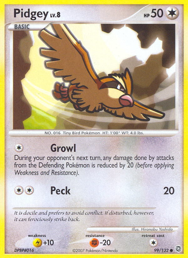 Pidgey (99/132) [Diamond & Pearl: Secret Wonders] | Card Merchant Takapuna